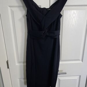 Le Chateau Midnight Black Backless Dress